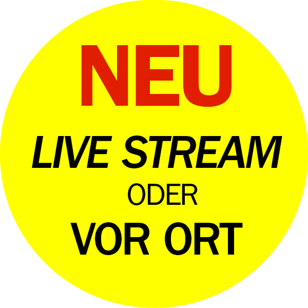 Live Stream oder vor Ort