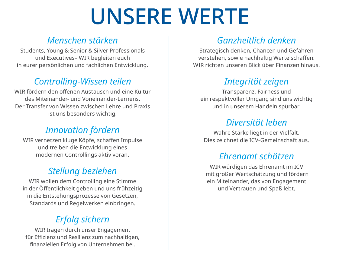 ICV Unsere Werte